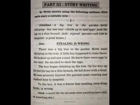 Story Writing | Stealing Is Wrong | English Writing Skills | Let's Learn grammar