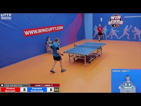 Птицын Дмитрий 3-2 Хорошко Александр Турнир Восток 4 WINCUP 22.07.21 Прямая трансляция Зал1