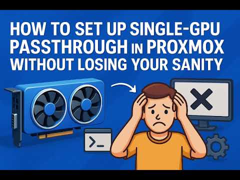 Unlock Single GPU Passthrough in Proxmox: Game-Changing Virtualization with Just ONE Graphics Card!