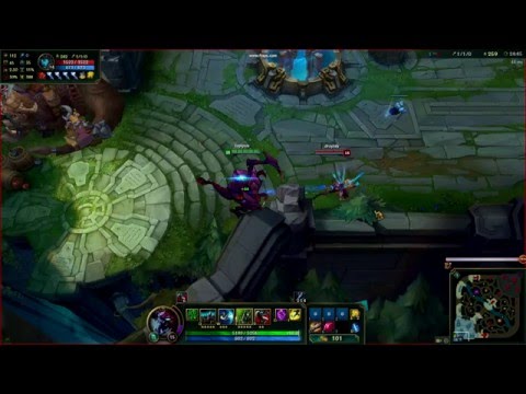 Kalista one shots Cho 'gath (over 9500 dmg)