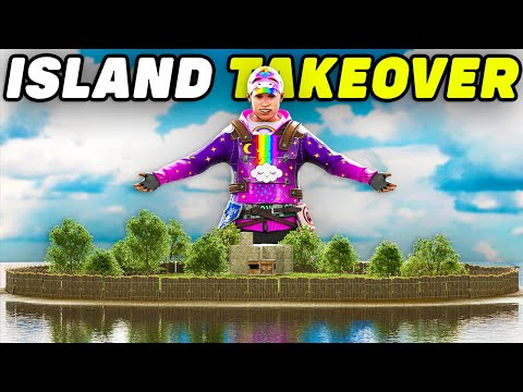 I Walled Off an Entire ISLAND SOLO! - Vanilla Rust