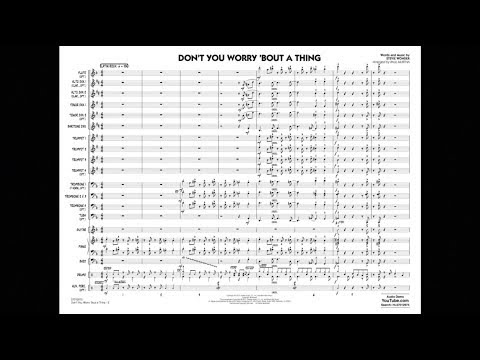 Don't You Worry 'Bout a Thing by Stevie Wonder/arr. Paul Murtha