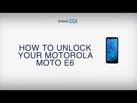 HOW TO UNLOCK Motorola Moto E6