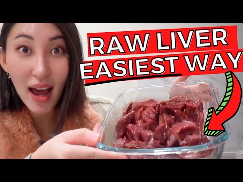 HOW TO EAT RAW LIVER EASILY NO GAGS| Safest Method |...