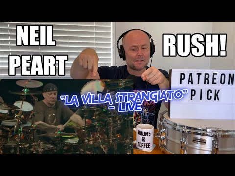 Drum Teacher Reacts: NEIL PEART | Rush - ''LA VILLA STRANGIATO'' - LIVE | (2020 Reaction)