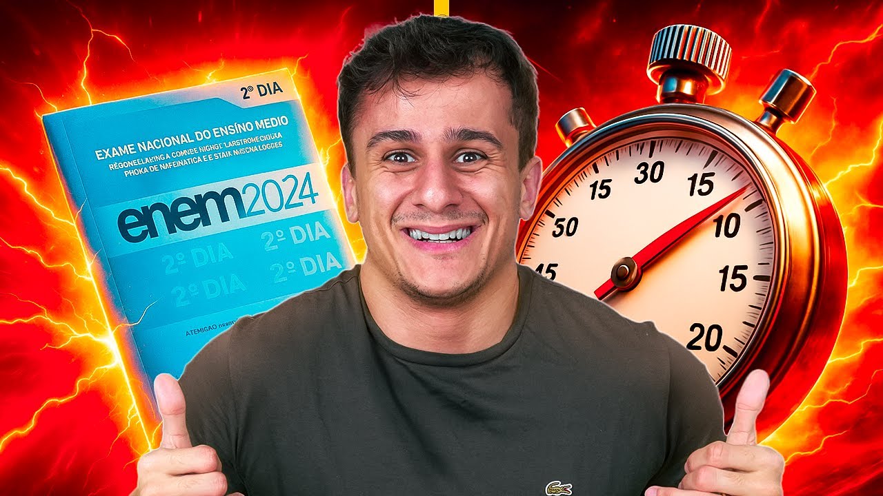 TENTANDO GABARITAR MATEMÁTICA EM 1 HORA (ENEM 2024)
