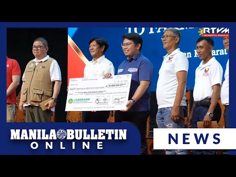 Marcos donates P100 M to aid El Niño-hit farmers, fisherfolk in Sultan Kudarat, Cotabato