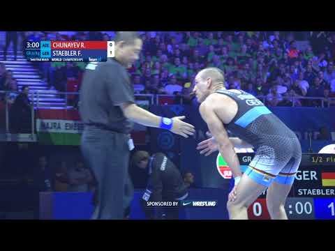 1/2 GR - 72 kg: R. CHUNAYEV (AZE) v. F. STAEBLER (GER)