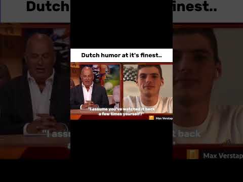 Max Verstappen's Dutch humor at its finest 😂🇳🇱