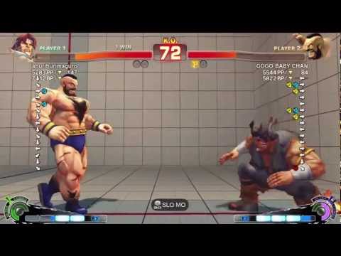 Hagejin (Zangief) vs Aburiburimaguro (Hawk) - AE 2012 Matches *720p*