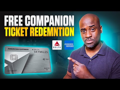 YouTube video about Credit cards with a Delta Companion Certificate perk