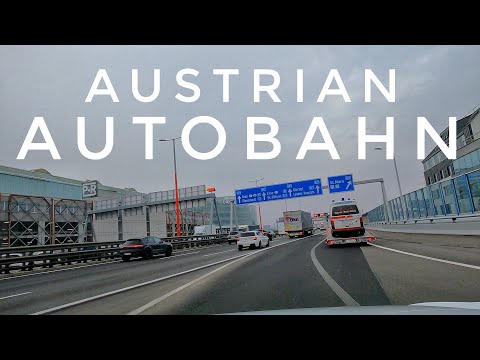 Austrian Autobahn 4K POV - A21 and A1 | No Music