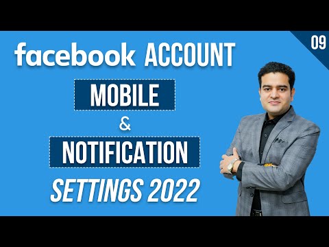 Facebook Account Mobile and Notification Settings | Facebook Settings 2022 | facebooksettings