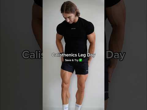 Calisthenics Leg Day At Home #calisthenics #workout
