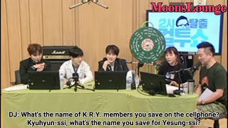 Download lagu [ENG-SUB] SJ-K.R.Y. on CTS - The saved name & drunk Kyuhyun who hugged sleeping unclothed Ryeowook🤣 mp3