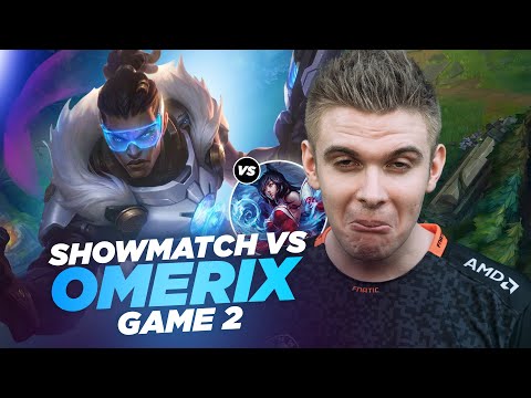 RHOBALAS : SHOWMATCH VS OMERIX - LUCIAN VS AHRI | LOL FR