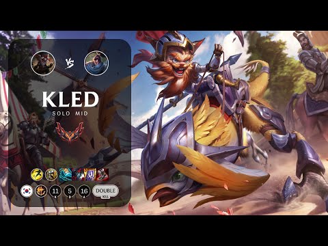 Kled Mid vs Yasuo - KR Grandmaster Patch 13.17
