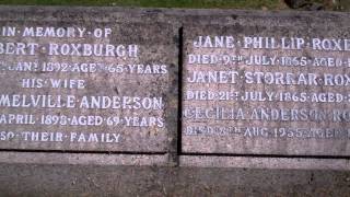 preview picture of video 'Roxburgh Graves Kinross Perthshire Scotland'