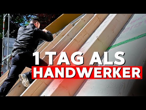1 Tag als Handwerker - Zimmerer BESSER & WICHTIGER als Architekten?