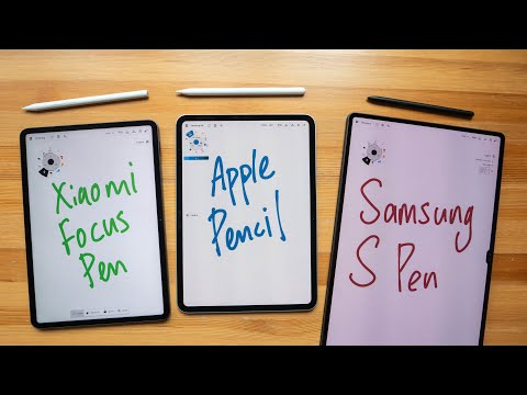 XIAOMI Focus Pen vs SAMSUNG S Pen vs APPLE Pencil Pro (reupload)