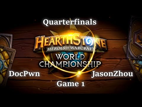 DocPwn vs JasonZhou game 1 | Quarterfinals | Hearthstone World Championship 2017
