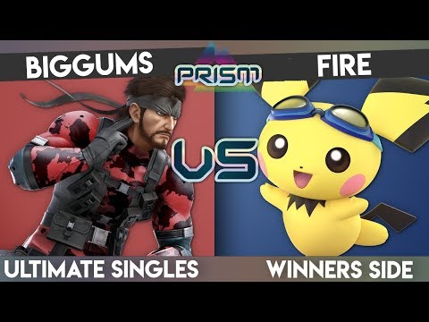 PRISM 169 - Biggums (Snake) vs. Fire (Pichu/Luigi) - Winners Side - Smash Ultimate Singles