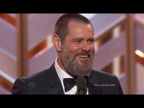 Jim Carrey Speech At The Golden Globe Awards 2016  HDTV