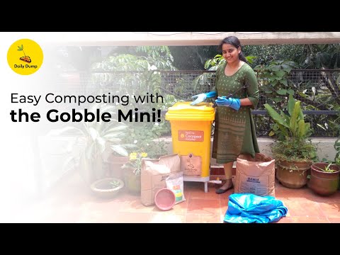 Easy Peasy Composting with the Gobble Mini!