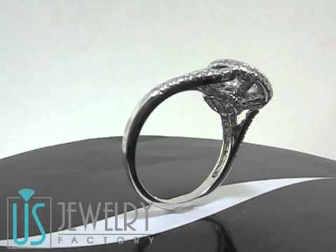 SKU: ER-238 OW Oval Diamond Engegement Ring