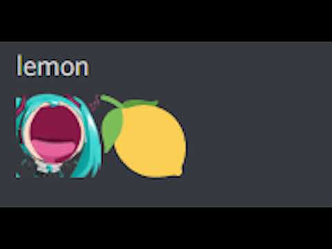 miku eats a lemon and dies