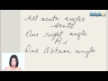 Classifying Triangles
