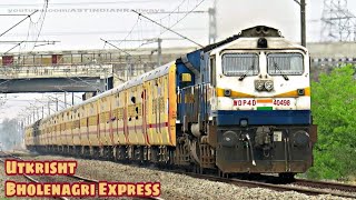 preview picture of video 'First UTKRISHT Run | Varanasi - Udhna Bholenagri Express | Indian Railways'