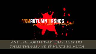 From Autumn To Ashes - Short Stories With Tragic Endings Lyrics