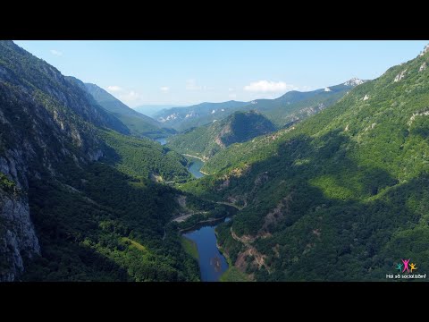 Lacul Prisaca, Herculane -  Drona 4K