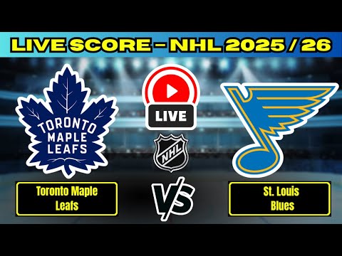 🔴 Toronto Maple Leafs vs St. Louis Blues | NHL 2025/26 | Live Score Update 19 Nov