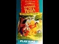 Digitized Opening To Winnie The Pooh Detective Tigger UK VHS