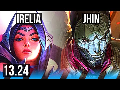 IRELIA vs JHIN (MID) | 6 solo kills, 600+ games | KR Master | 13.24