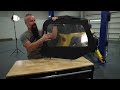 Rough Country Replacement Soft Top - Black Denim - TJ w/ Half-Steel Doors
