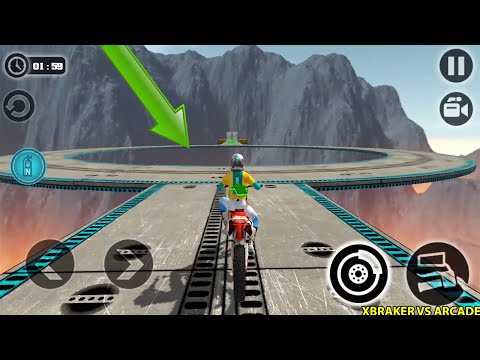Impossible Moto Bike Tracks 3D - All Bikes Unlocked Levels 6 to 9 COmpleted Android Games