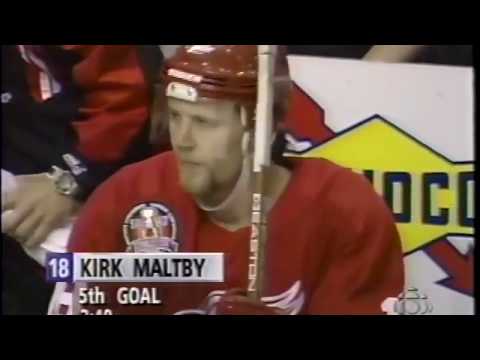 Kirk Maltby Goal - Game 2, 1997 Stanley Cup Final Red Wings vs. Flyers