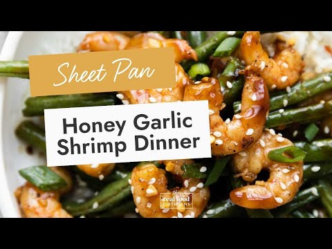 Sheet Pan Honey Garlic Shrimp Dinner