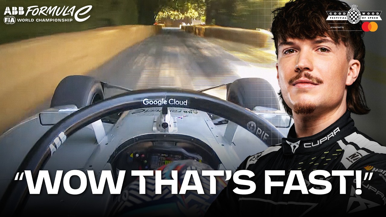 Dan Ticktum Takes The GEN4 Up The Hill | Goodwood Festival of Speed presented by Mastercard