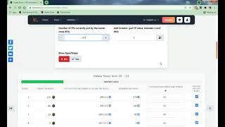 FOE tools website