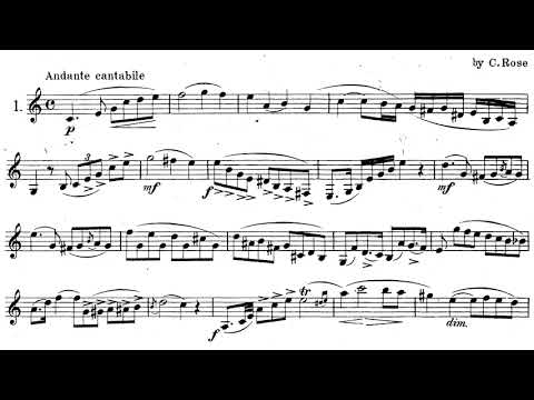C. Rose: Etude No 1 ( from 32 )  played by Kohán