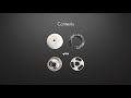 Umage-Acorn-Suspension-ambre-laiton,-cable-blanc YouTube Video