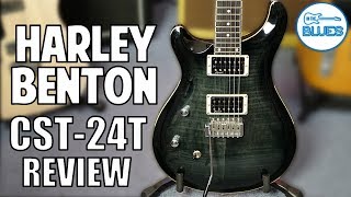 Video thumbnail for Harley Benton CST-24T Guitar Review Black Flame (The BEST Inexpensive Guitar?) by intheblues