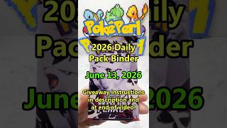PokePerl 2026 Daily Pack Binder  - Episode 164 - 06/13/2026  #pokemon  #pokemontcg #pokemoncards