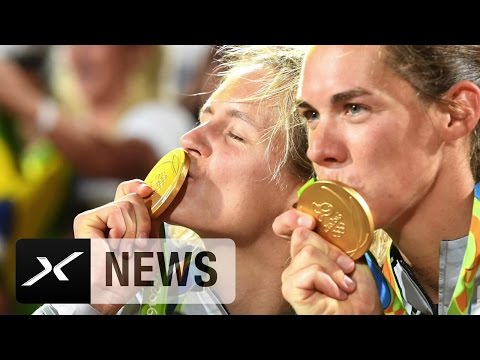 Deutsches Gold-Duo Laura Ludwig und Kira Walkenhorst rockt die Copacabana! | Rio 2016