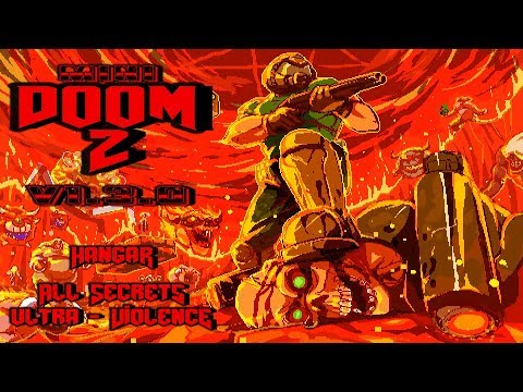 Mini Doom 2 v1.3 HANGAR All SECRETS (ULTRA-VIOLENCE)