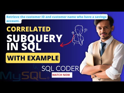 Sql Tutorial Sql Correlated Sub Query Example Exists Operator In Sql